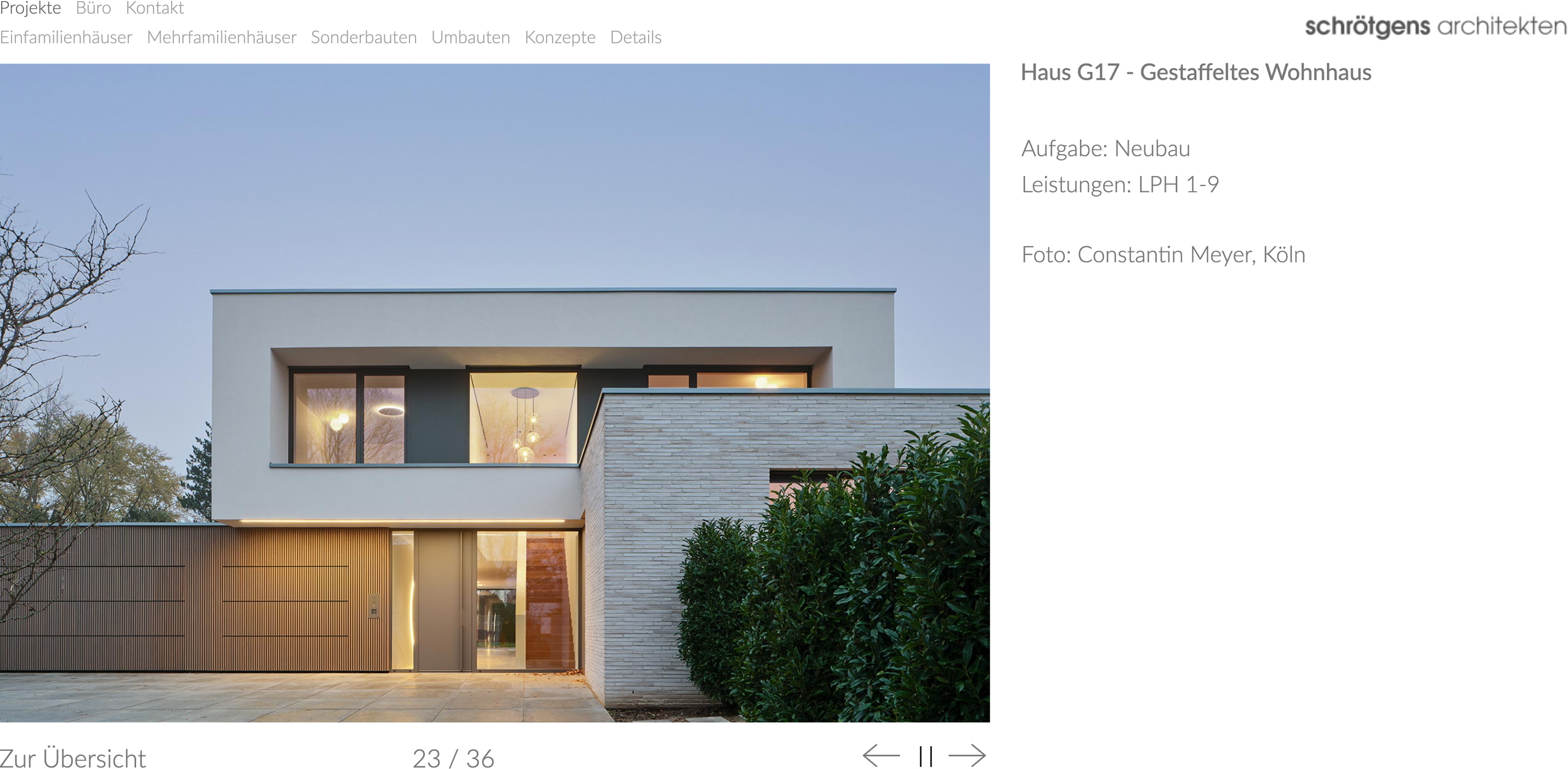 Project Details Page